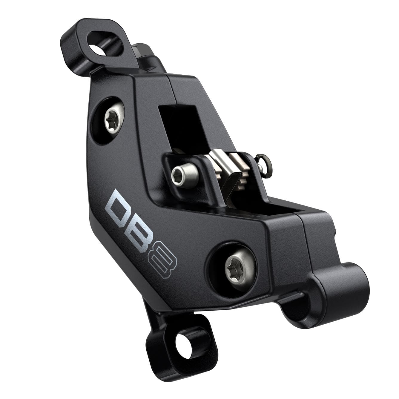 Sram Disc Brake Caliper Assembly - (Assembled, No Hose) Diffusion Black Ano - Mineral Fluid Brake - DB8 (A1) — product photo