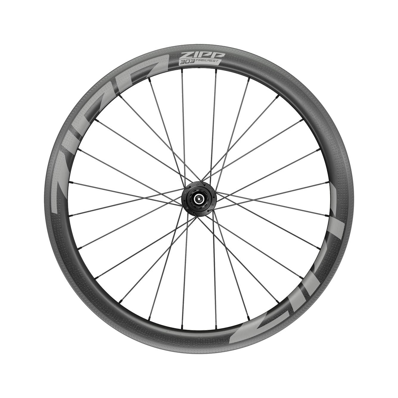 Zipp 303 Firecrest Carbon Tubeless Rim Brake 700c Rear 24Spokes SRAM 10/11sp Quick Release Standard Graphic A1 — product photo