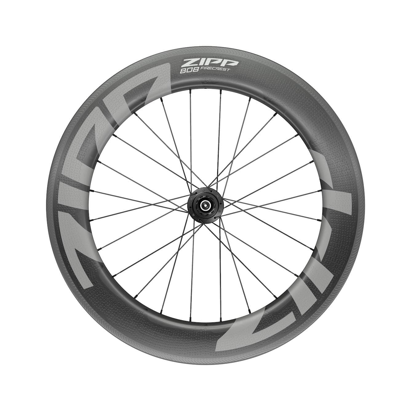 Zipp 808 Firecrest Carbon Tubeless Rim Brake 700c Rear 24Spokes SRAM 10/11sp Quick Release Standard Graphic A1 — product photo