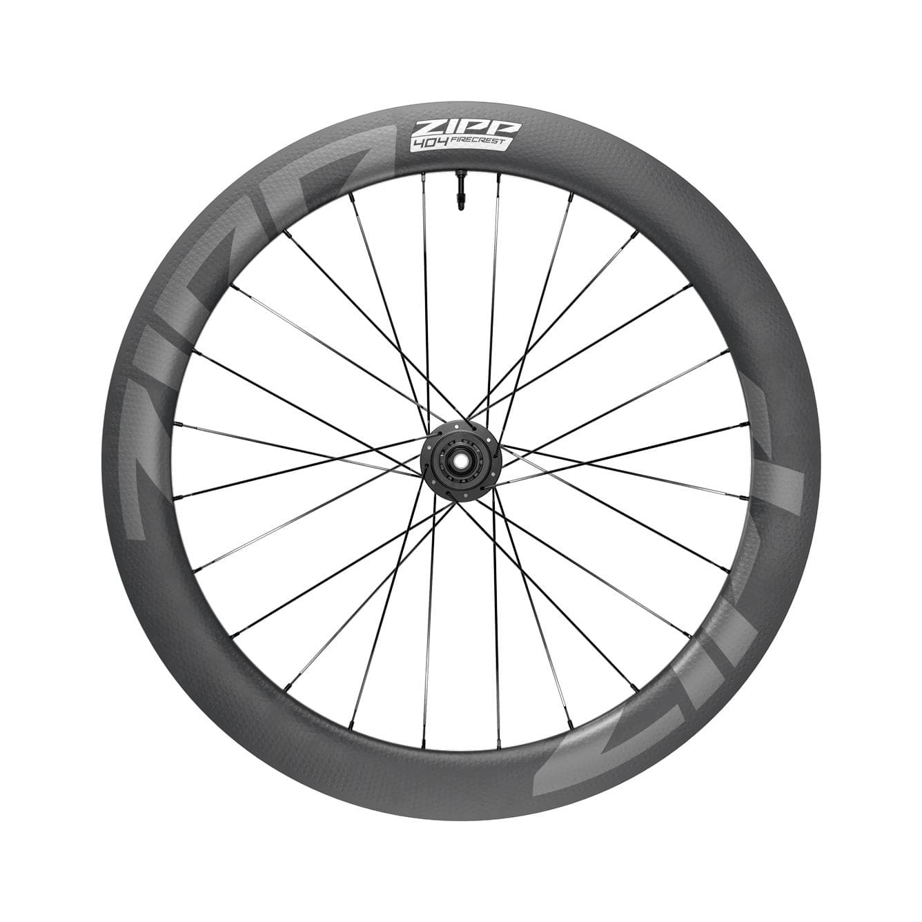 Zipp Wheel - 404 Firecrest Carbon Tubeless Disc Brake Center Locking 700c Rear 24Spokes XDR 12x142mm Standard Graphic B1 — product photo