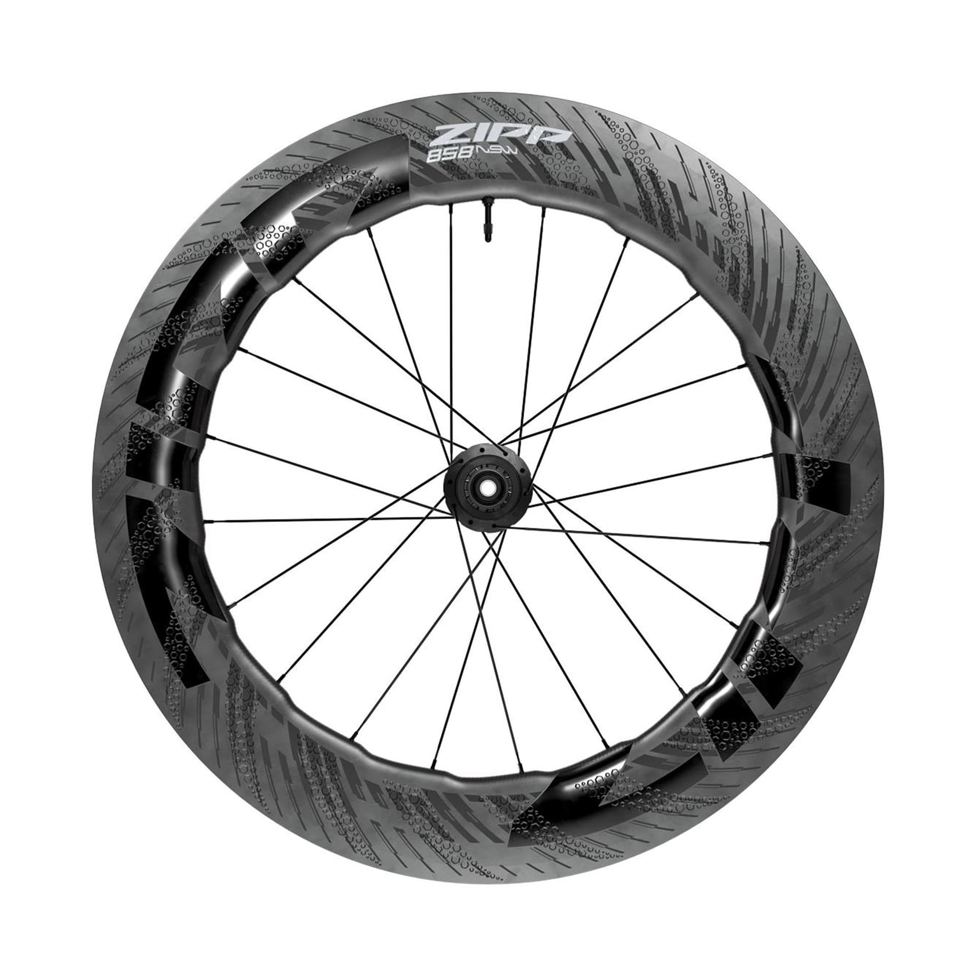 Zipp 858 NSW Carbon Front Tubeless Disc Brake Standard Graphic D1 — product photo