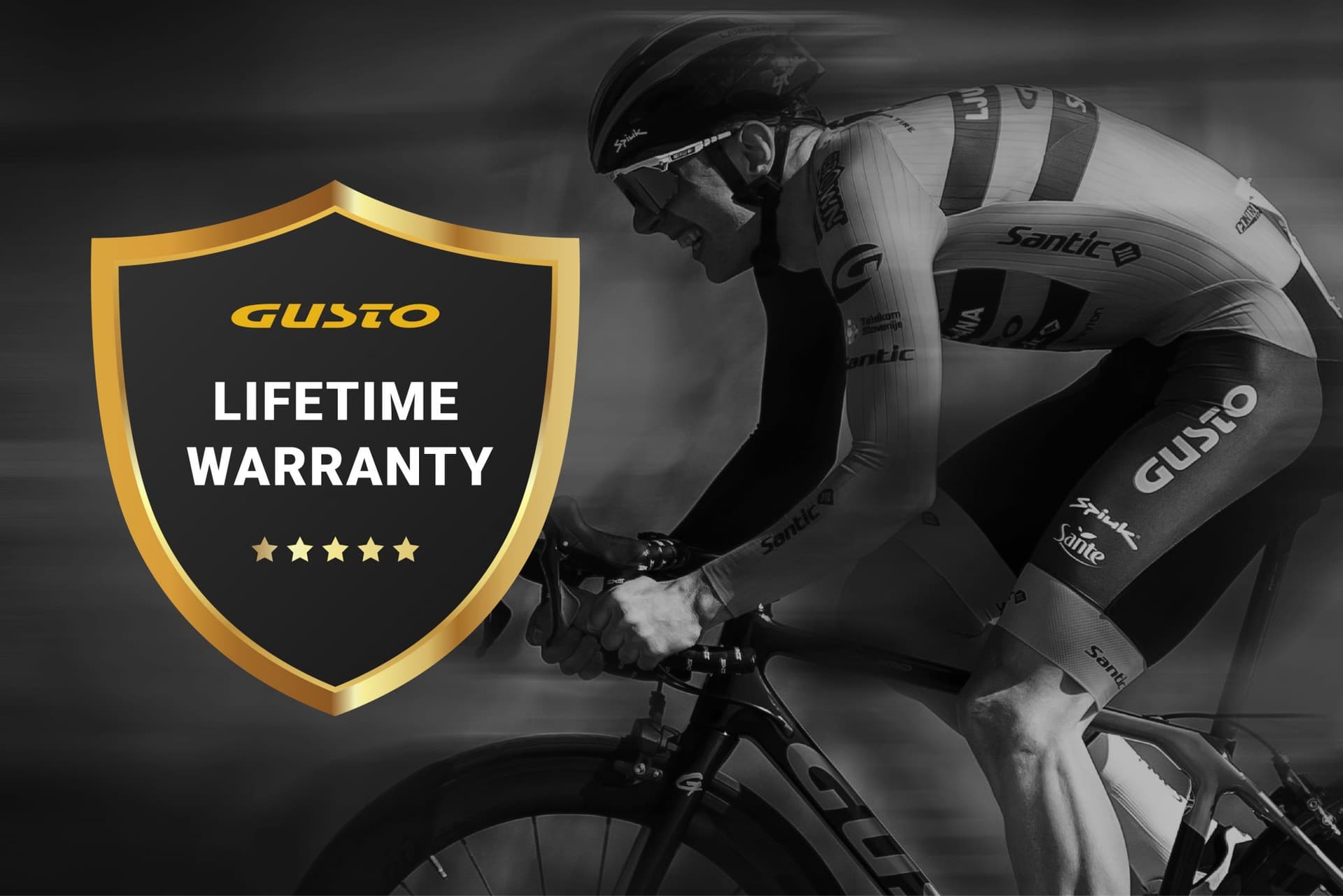Gusto road bike frameset