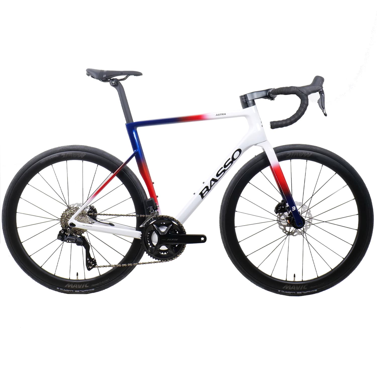 Astra 105 Di2 Cosmic S Chroma White — product image 1 at Stretton Bikes