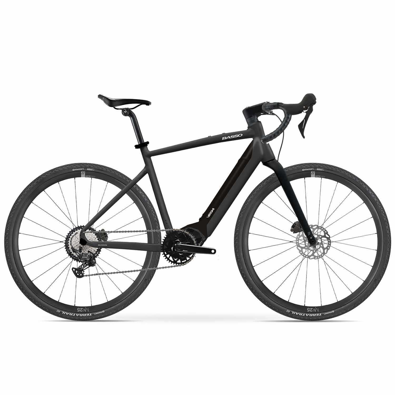 Vega Alu Gravel Grx Black E-Bike — product image 1 at Stretton Bikes