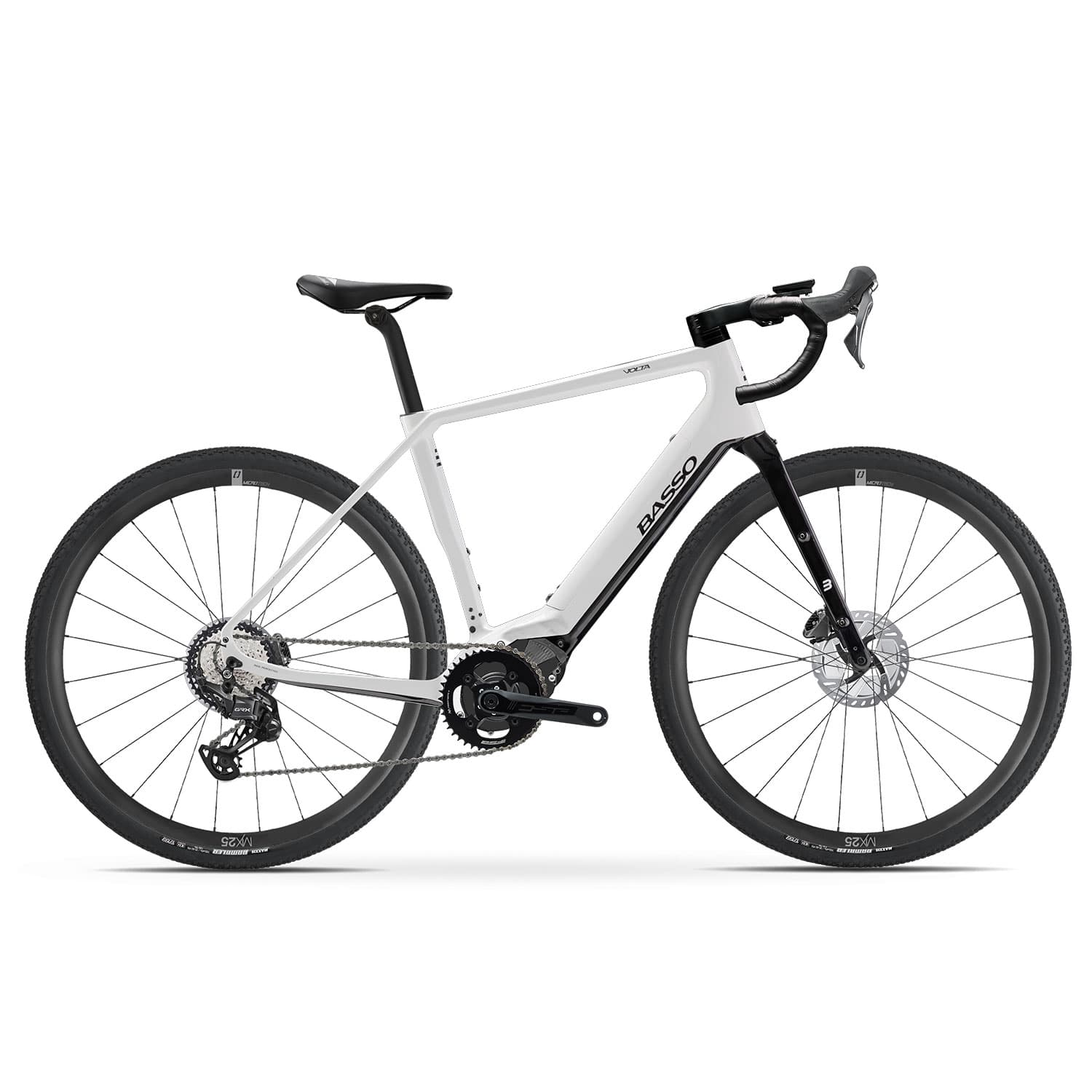 Volta Gravel Grx Pure White E-Bike — product image 1 at Stretton Bikes