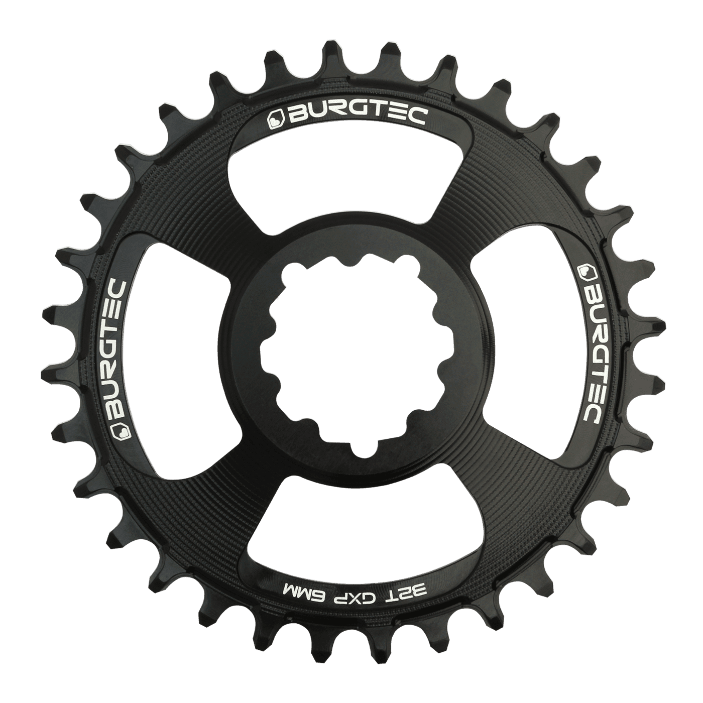 6mm Offset Thick Thin Chainring for SRAM 3-Bolt