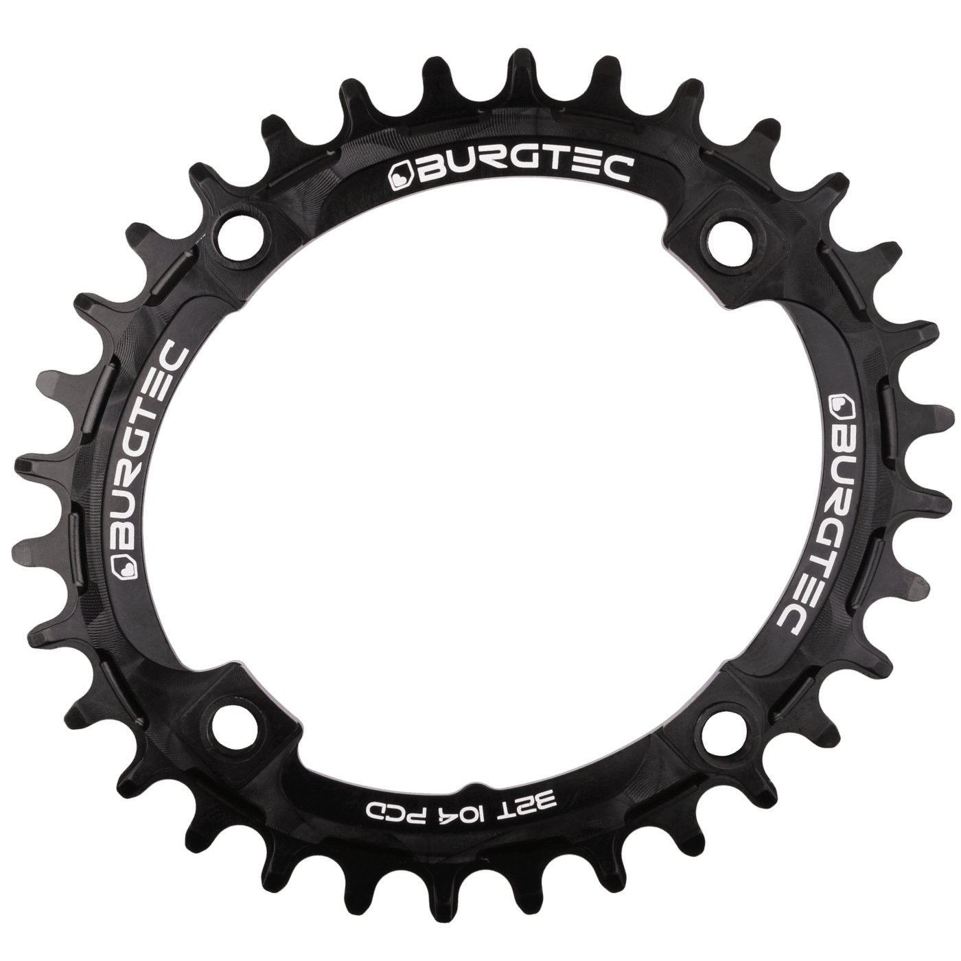 Burgtec Oval 104mm BCD Thick Thin Chainring — product photo