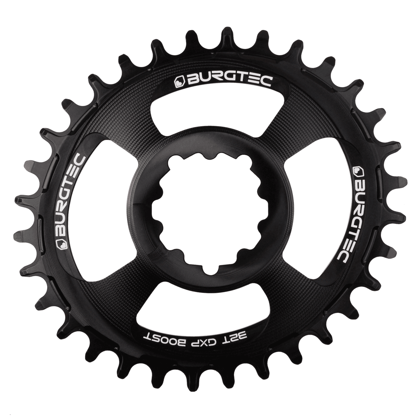 Burgtec Oval 3mm Offset Thick Thin Chainring for SRAM 3-Bolt — product photo